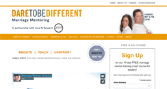 Desktop Screenshot of daretobedifferent.com